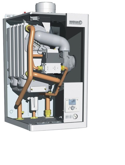 Brötje: EcoTherm WGB Plus ist jetzt auch mit 90 bzw. 110 kW lieferbar.