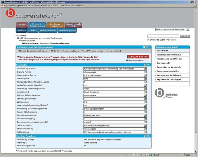 f:data: Immer aktuelle Orientierungspreise im Baupreislexikon. - © f:data
 f:data: Immer aktuelle Orientierungspreise im Baupreislexikon.