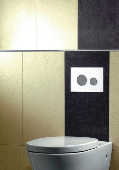 Tece: Die Glasoberfläche der Teceloop ergibt eine bündige Oberfläche.