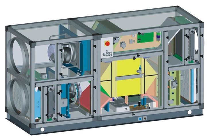 Kampmann: FLK 15 mit indirekter Verdunstungskühlung.