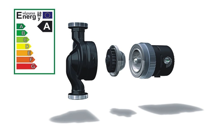 Laing: Kugelmotorpumpe Ecocirc E4vario.
