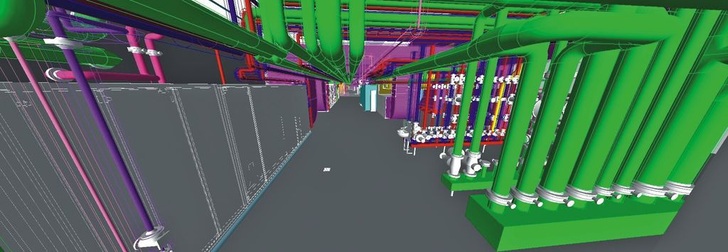 Ein Blick in die RLT-Zentrale.