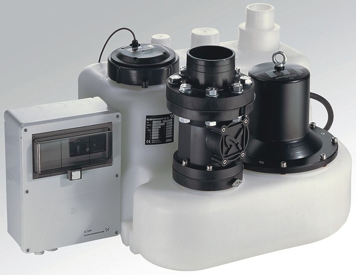 Grundfos: Überflutungssichere Kompakt-Fäkalienhebeanlage Multilift MSS.