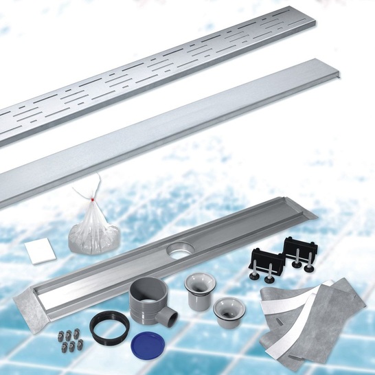 Die neue Mepa-Duschrinne wird als Komplettsystem angeboten.