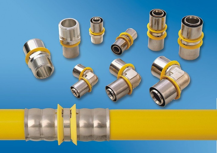 Uponor: MLC-G Mehrschicht­verbundrohrsystem für die Gas-Innen­installation. - © Uponor
