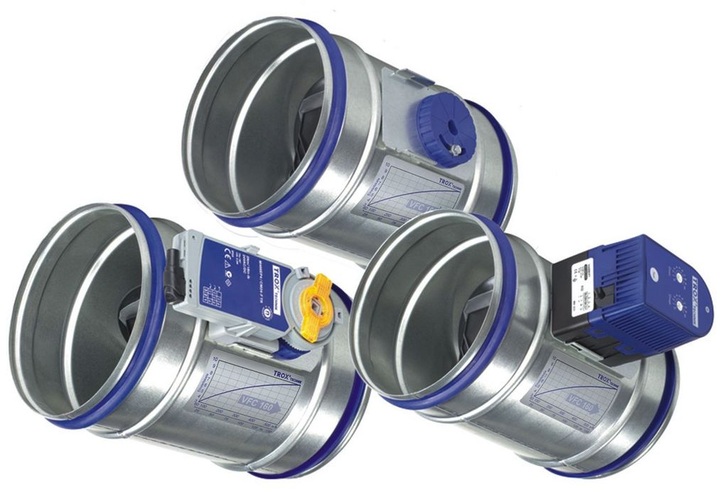 Trox: Volumenstromregler VFC. - © Trox
 Trox: Volumenstromregler VFC.