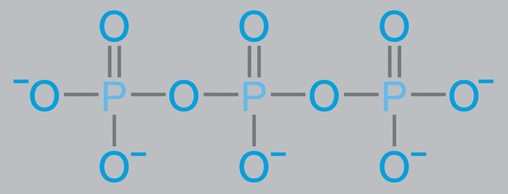 Tri-Phosphate (allgemein Polyphosphat) haben eine ausgeprägte härtestabilisierende Wirkung. Die Ausfällung von Kalk (Calcit) wird zeitlich verzögert, je nach Umgebungsbedingungen (pH-Wert, Temperatur usw.) möglicherweise unendlich lange. - © BWT
