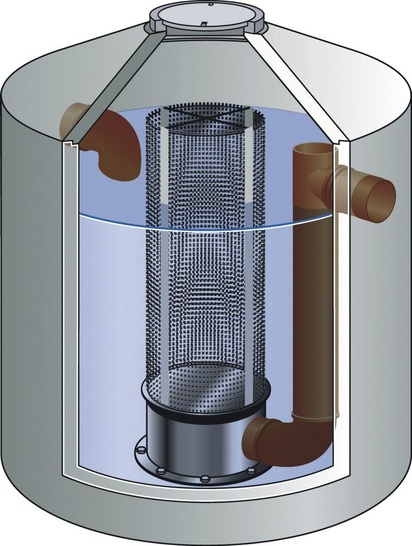 Mall-Regenwasser-Filterschacht für 500 bis 10000 m<sup>2</sup>. - © Mall Umweltsysteme
