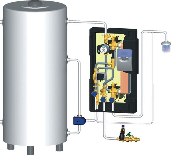 PAW: Frischwasserstation für niedrige Primär-Temperaturen.