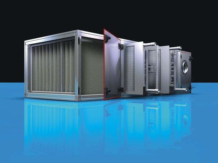 Wolf: DIN 1946-T4-Ausführung der Klimageräte-Baureihe KG-TOP.