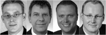 Uwe Staack, Dirck Kneifel, Arne Schulze, Marc Weilke
