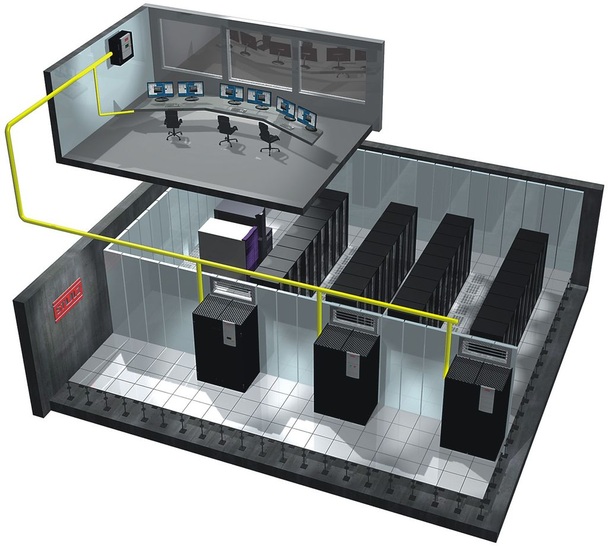 Stulz: Von der zentralen Rechenzentrumsleitstelle aus lassen sich die CyberAir 2 Geräte über das Gebäudeleitsystem oder das Benutzerinterface C7000 Advanced steuern.