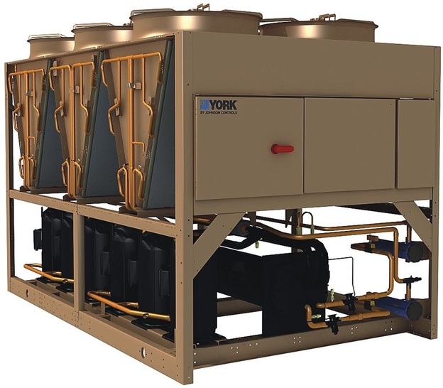 Johnson Controls Systems & Service: Luftgekühlter Kaltwassersatz YLAA.