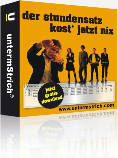 untermStrich: Stundensatz-Tool zum kostenfreien Download. - © untermStrich
