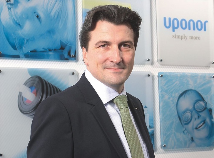 Heiko Folgmann ist zukünftig verantwortlich für den Uponor Geschäftsbereich Marketing & Sales für Central & East Europe. - © Uponor
