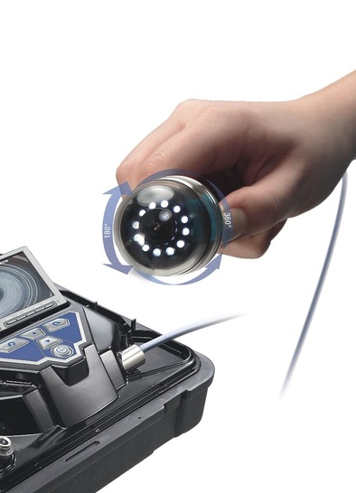 Wöhler: Dreh- und schwenkbarer Kamerakopf mit nur 40 mm Durchmesser.