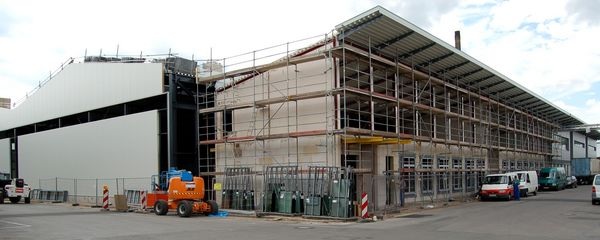 Neubau zur Erweiterung der Wärmepumpenproduktion in Holzminden.