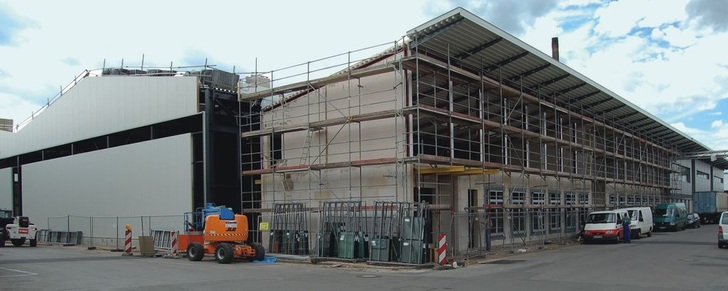 Stiebel Eltron: Neubau zur Erweiterung der Wärmepumpenproduktion in Holzminden. - © Stiebel Eltron
