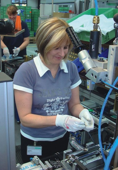 Die Produktion im neuen Hansgrohe Armaturenwerk am Standort in Offenburg/Elgersweier hat Ende September begonnen.