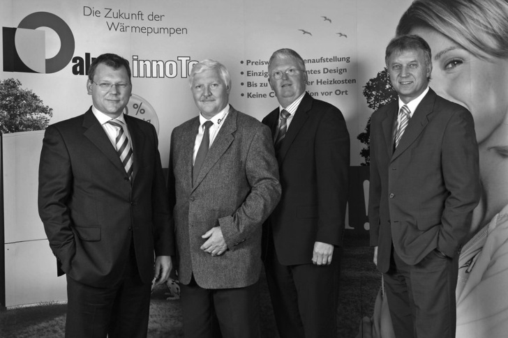 Martin Schooss, Heinz Weggel, Rainer Schild, Artur Rodecker - © Alpha-InnoTec
