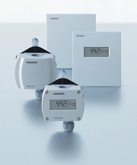 Siemens BT: Sensoren zur Messung der Luftqualität.