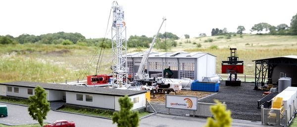 Modell des neuen GeoTechnikum an der Hochschule Bochum.