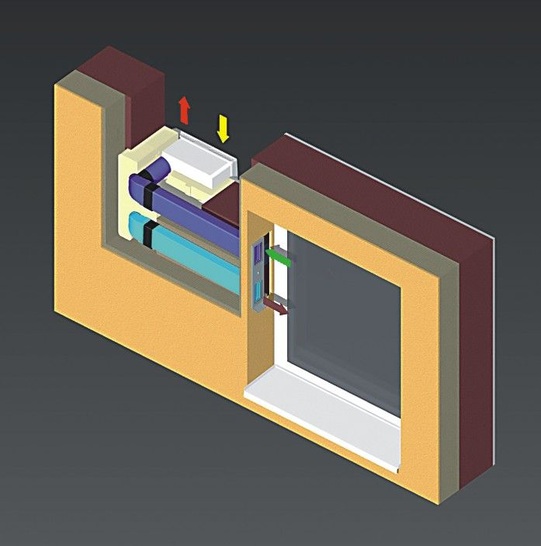 Meltem: Mit der neuen Leibungslösung wird die Fassadenoptik nicht durch Lüftungsstutzen unterbrochen.