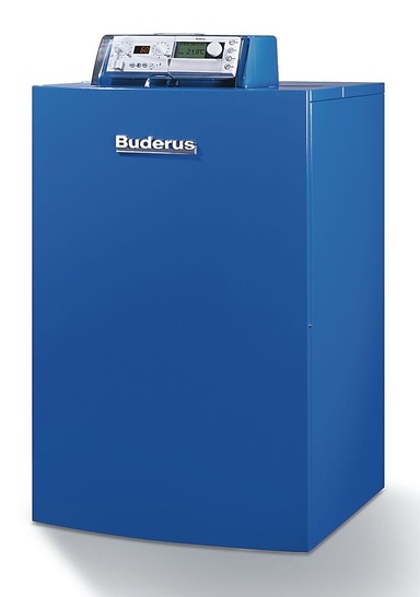 Buderus: Gasbrennwert-Heizkessel Logano plus GB202 für einen Leistungsbedarf bis 95kW. - © Buderus
 Buderus: Gasbrennwert-Heizkessel Logano plus GB202 für einen Leistungsbedarf bis 95kW.
