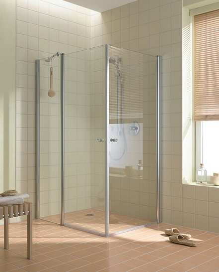 Ganz neu bei den Kermi-Duschkabinenserien Gia, Cuya, Gia XP, Cuya XP und Atea (im Bild): Sonderhöhe bis zu 2,2m. - © Kermi
 Ganz neu bei den Kermi-Duschkabinenserien Gia, Cuya, Gia XP, Cuya XP und Atea (im Bild): Sonderhöhe bis zu 2,2m.