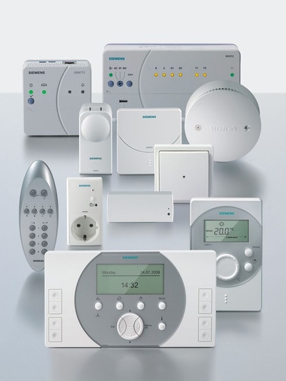 Siemens Building Technologies: Produkte des Hausautomationssystems Synco living. - © Siemens BT
