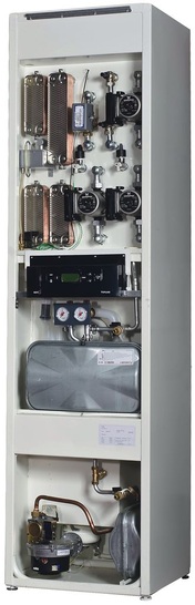 Die zweite Generation einer Gas-Wärmepumpe nach dem Diffusions-Absorptions-Prinzip von Bosch Thermotechnik.