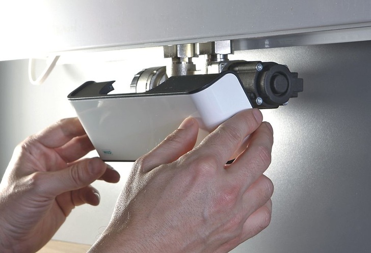 Spektakulär unspektakulär: Mit einem Geräuschpegel unter 25dB(A) kann man Geniax kaum hören und die Optik kann mit Thermostatventilen locker mithalten.