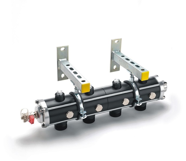 Rehau: Mit dem Raugeo Modulverteiler lassen sich alle Formen der Erdwärmenutzung erschließen.