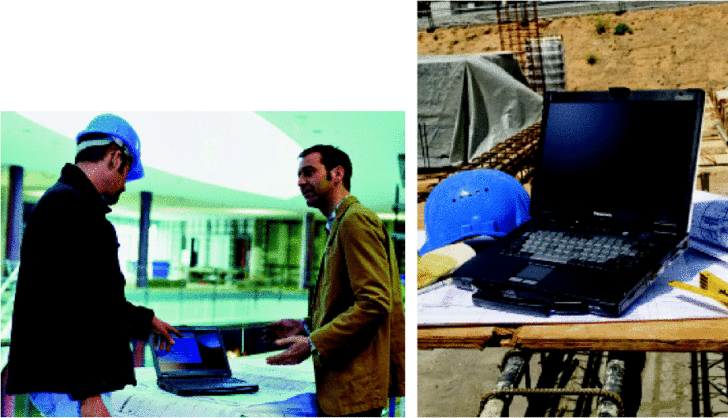 Ob im Büro oder auf der Baustelle: Outdoor-Notebooks sind ideale Begleiter.