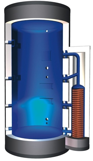 Tisun: Solar-Pufferspeicher Pro-Heat für die Heizungsunterstützung.