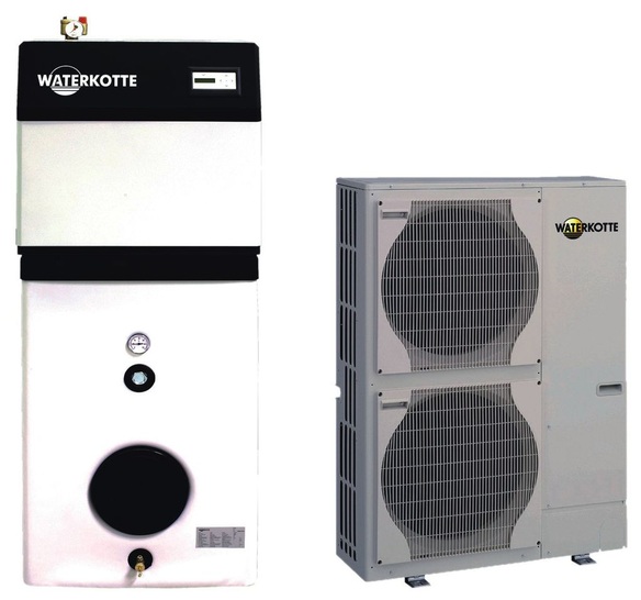 Waterkotte: Monovalente Luft/Wasser-Wärmepumpe Ai1QL.