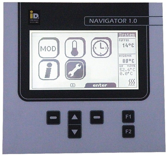 IDM: Mit der Wärmepumpen-Regelung-Navigator kann die Wärmepumpe Terra auch über ein Mobiltelefon gesteuert werden.
