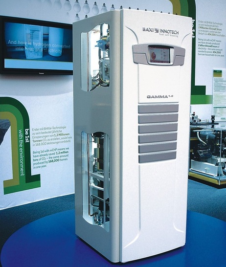 Niedertemperatur PEM-Brennstoffzellen-Heizgerät von Baxi Innotech.