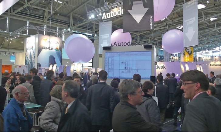 Das Interesse an Software war auf der BAU und auf der ISH enorm, teilweise gab es auch in diesen Bereichen kein Durchkommen mehr.