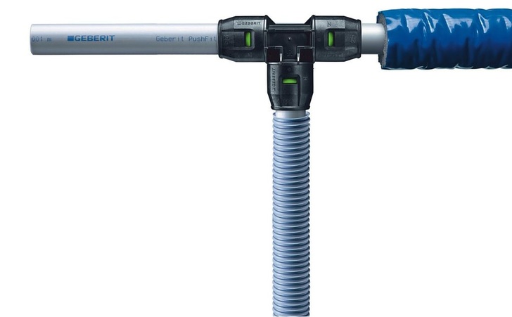 Geberit: Steckverbindungssystem PushFit.