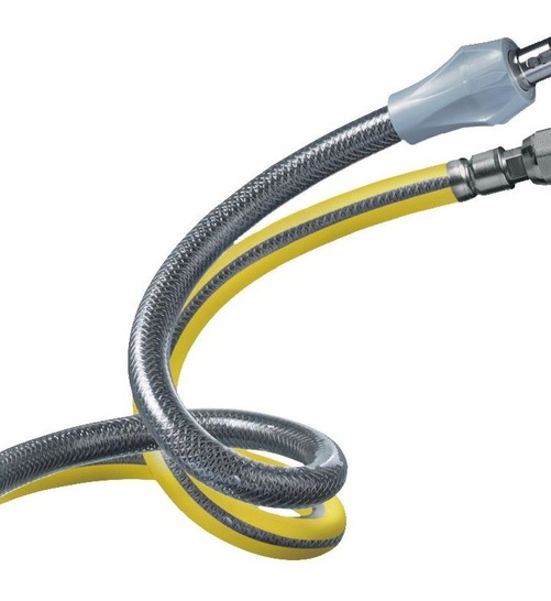 Witzenmann: Gasschlauch, der die neuen EU-einheitlichen Sicherheitsstandards erfüllt.