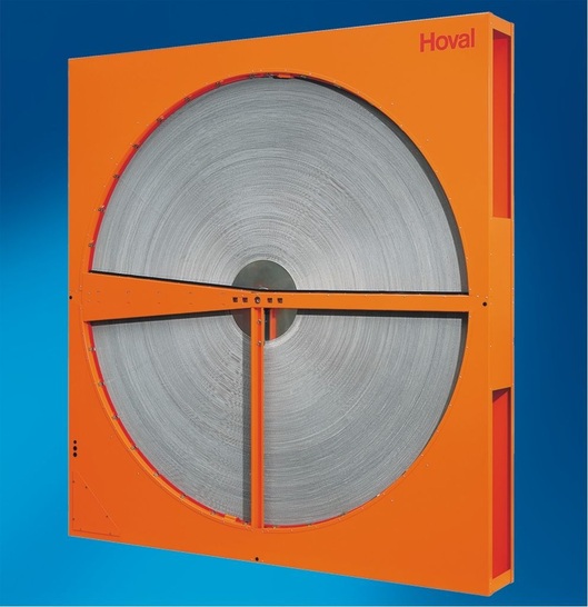 Hoval: Rotationswärmeübertrager mit Sorptionsbeschichtung. - © Hoval
