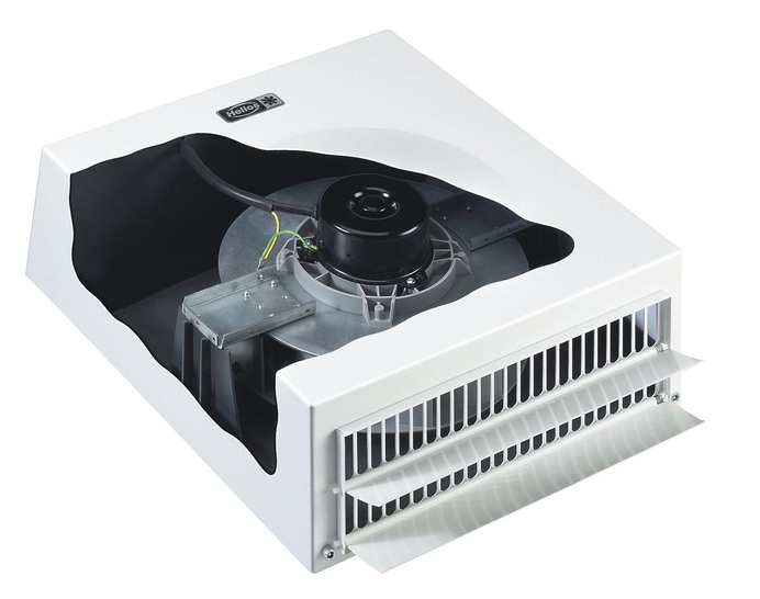 Helios: Außenwand-Ventilator. - © Helios
 Helios: Außenwand-Ventilator.