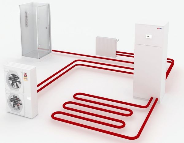 Wärmepumpensystem. (Quelle: Mitsubishi Electric)