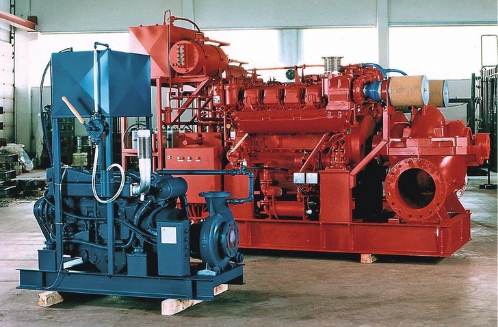 KSB hat den Hersteller von Diesel-Pumpen-Aggregaten für Brandschutzanlagen Kagema Industrieausrüstungen GmbH erworben. - © KSB AG
