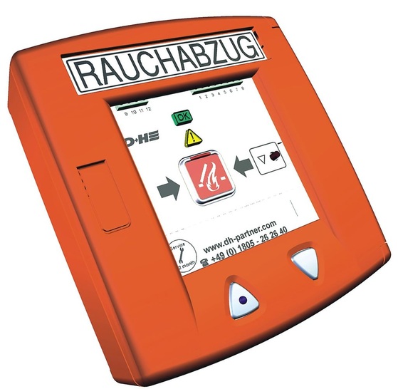 Als einziges Unternehmen bietet D+H Mechatronic einen Rauchabzugstaster mit integriertem Lüftungstaster an.