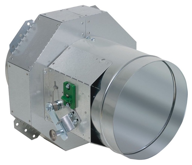 Schako: Die runde Absperrvorrichtung Typ BSK-RPR kann in massive Wände und Decken, in massive Wände mit Anbaurahmen und in Leichtbauwände (auch als Schachtwände mit Metallständerkonstruktion) eingebaut werden.