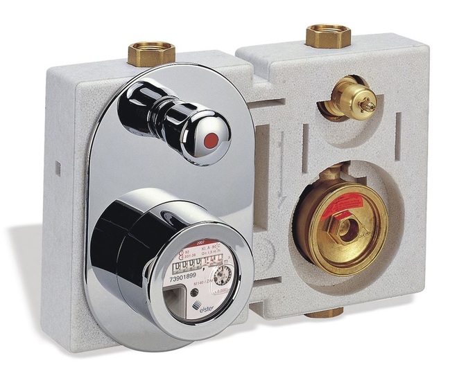 Elster Messtechnik: Modulbox zum vereinfachten Soforteinbau von Messkapselzählern in die Hausinstallation.