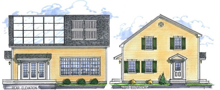 Eco Plus Home in der ostkanadischen Provinz New Brunswick mit Elektro-Wärmepumpe, Solarthermieanlage und Photovoltaikanlage von Bosch Thermotechnik.