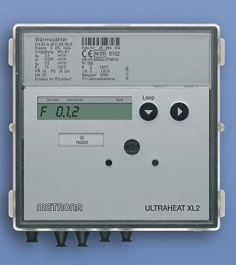 Brunata-Metrona: Ultraheat XL 2 ist ein Ultraschall-Wärmezähler in Kurzbaulänge für Steig- und Fallrohre. - © Brunata-Metrona
